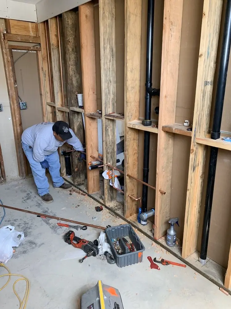 Commercial rough-in plumbing for Gas Line Repair in Alkali Flat